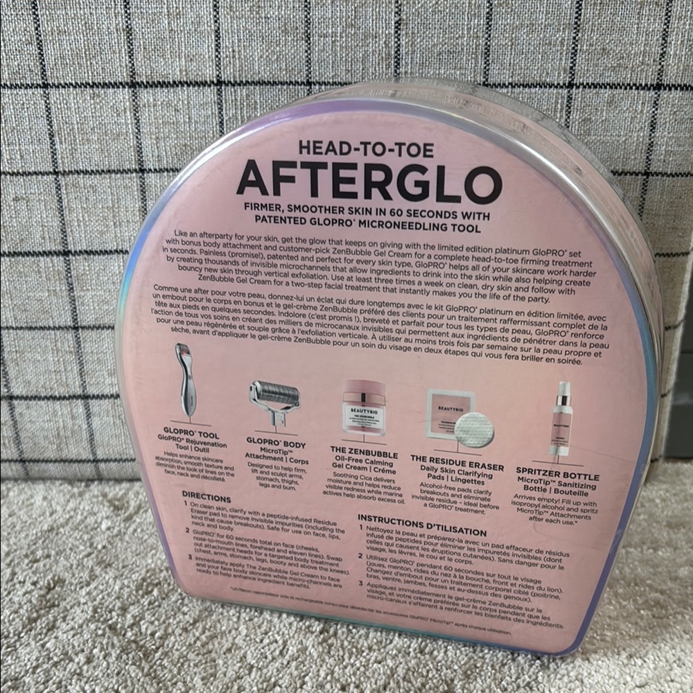 BeautyBio AfterGlo Skincare Tool Set - Limited Edition Platinum GloPro - Picture 2 of 5